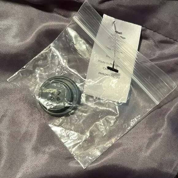 Talbots Herringbone Plaid Double Breasted Blazer Academia Career Preppy Size 8 - Picture 9 of 16